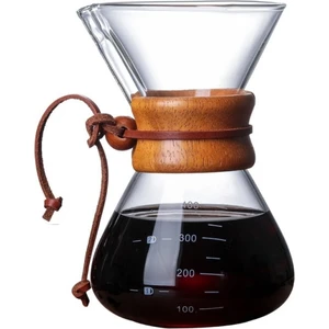 400 ml Dayanıklı Cam Cezve Kahve Makinesi Kahve Pot V60 Paslanmaz Çelik Filtre Tenceresi ile Espresso Kahve Makinesi | Kahve Kapları