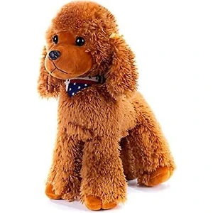 Peluş Poodle Köpek Yavru Oyuncak - Kahverengi (Yurt Dışından)