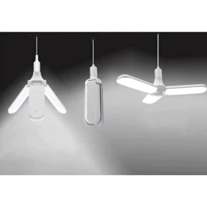 3 Kollu Katlanabilir Pervane LED Ampul 42W Tasaruf LED Ampül