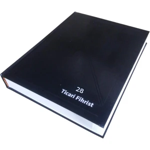 Fihrist Ticari 28'li 20X28 Siyah Cilt Bezli 1 Adet Artlantis Ticari Firhist Siyah 20*28
