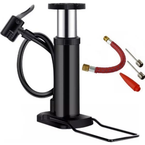 Mini Ayaklı Taşınabilir 160 Psi Bisiklet Motosiklet Araba Havuz Pompası Igne Seti Hediyeli