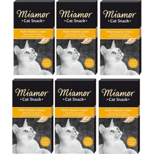 Cream Multi Vitaminli Kedi Ödülü 6 x 15 gr 6 Lı Eko Paket