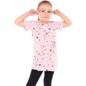 Toontoy Kız Çocuk Komple Baskılı Elbise