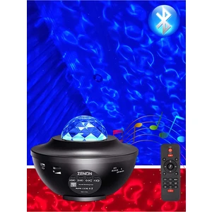 Starry Projektör Bluetooth Hoparlör+Sese Duyarlı Disko Topu+ USB Mp3 Çalar+Parti, Gece Lambası