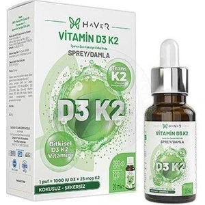 Bitkisel D3 K2 Sprey 20 Ml