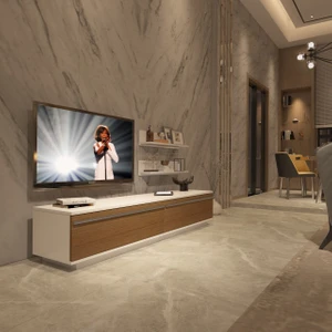 Eko 4b Mdf Std Tv Ünitesi Tv Sehpası Beyaz Ceviz