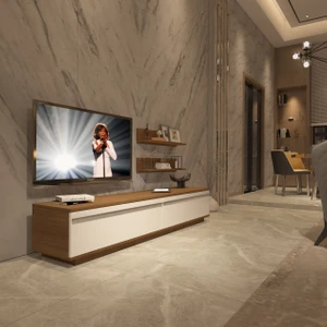 Eko 4b Mdf Std Tv Ünitesi Tv Sehpası Ceviz Beyaz