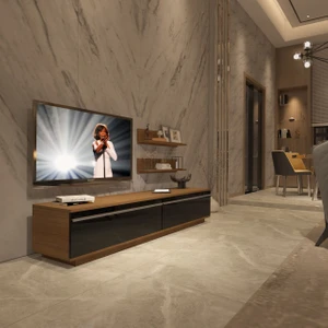 Eko 4b Mdf Std Tv Ünitesi Tv Sehpası Ceviz Siyah