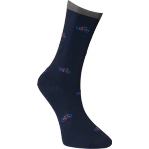 ALTINYILDIZ CLASSICS Erkek Lacivert-gri Desenli Lacivert Gri Pamuklu Casual Çorap