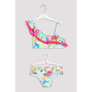 Kız Çocuk Discovery One Shoulder Bikini Takımı