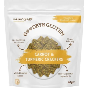 Goodbye Gluten Havuçlu & Zerdeçallı Kraker 40 gr