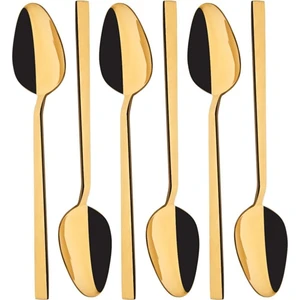 Dmr Life Pırlanta Titanyum Gold Yemek Kaşık 6 Adet