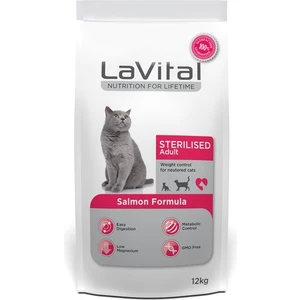 La Vital  Sterilised Somonlu Kısırlaştırılmış Kedi Maması 12 kg