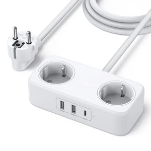 DigiNest Life 30W Type-C / USB-A Çıkışlı 2 li Akım Korumalı Grup Priz 1.8 Metre