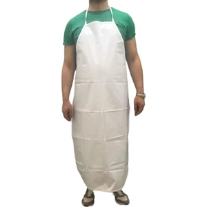Pvc Su Geçirmez Bay Bayan Mutfak - Kasap Önlüğü - Iş Işçi Önlüğü Beyaz 120CM Boy 1. Kalite 1