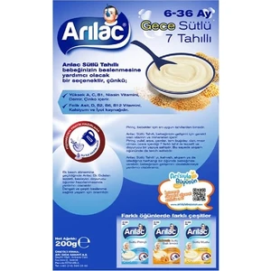 7 Tahıllı Gece Ek Gıdası 200 gr x 4 Adet