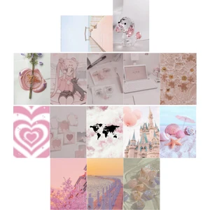 Pinky Soft Poster Duvar Kağıdı Seti