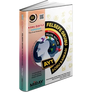 Miray Yayınları AYT Felsefe Grubu Konu Özetli Soru Bankası
