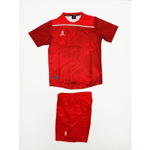 Kırmızı-Beyaz Forma Takımı Unisex K0130 Kişisel İsim ve Numara Yazdırma Seçeneği