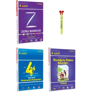 Tonguç Akademi Yayınları 4. Sınıf Zoru Bankası Matematik Problemleri ve Okuduğunu Anlama