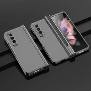 Samsung Galaxy Z Fold3 5g Gri Için Pc+ Temperli Film Kılıfı (Yurt Dışından)