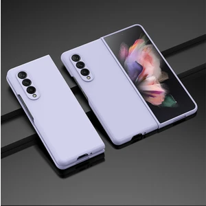 Samsung Galaxy Z Fold3 5g Mor Için Yağ Püskürtmeli Pc Telefon Kılıfı (Yurt Dışından)