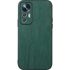 Xiaomi 12 Yeşil Için Ahşap Doku Kasası (Yurt Dışından)