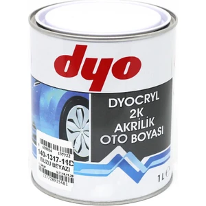 Dyocryl 2k Akrilik-Isuzu Beyazı-1l