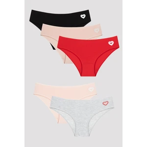 Kız Çocuk Heart Throb 5li Pack Slip Külot