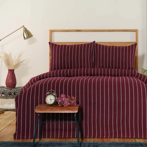 Karaca Home Vella Bordo Çift Kişilik Yatak Örtüsü
