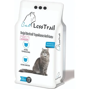 Less Trail Topaklanan Pudra Kokulu Kedi Kumu Kalın Tane Eko 20 Lt