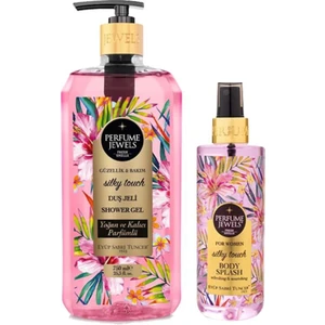 Eyüp Sabri Tuncer Silky Touch Duş Jeli 750  ml ve Pj Body Splash Silky Touch 250  ml