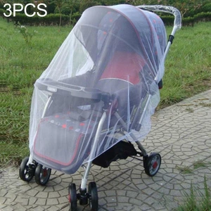 3 ADET50CM Bebek Puset Sivrisinek Böcek Shid Net Beyaz (Yurt Dışından)