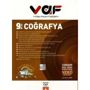 Çap Yayınları 9. Sınıf Coğrafya Vaf Serisi