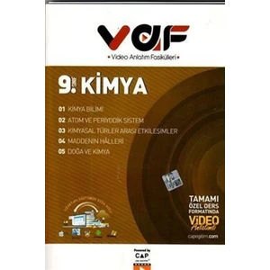 Çap Yayınları 9. Sınıf Kimya Vaf Serisi