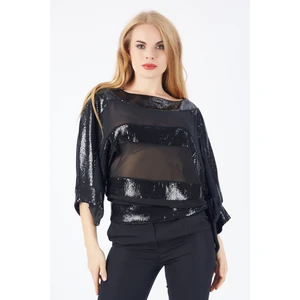 Payet Garnili Şifon Bluz | BLZ32684