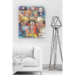Hero Tasarım One Piece 6 Parça Ahşap Mdf Tablo NHL4186