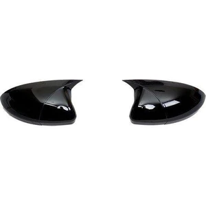 Ebal Oto A5 B8 Batman Yarasa Sinyalli Ayna Kapağı Piano Black / 2009-2015