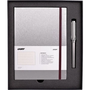 Sert Kapak A5 Defter ve Gri Alstar Roller Set