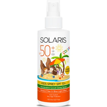 Solaris Çocuk Güneş Kremi Sprey SPF 50+ Yüksek