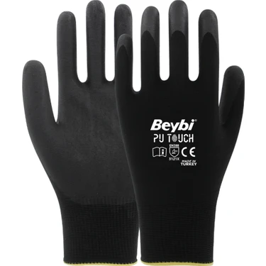 Beybi Pu Touch Poliüretan Polyester Iş Eldiveni 12