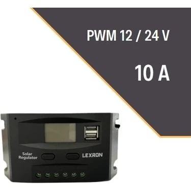 Lexron 10A Pwm Şarj Kontrol