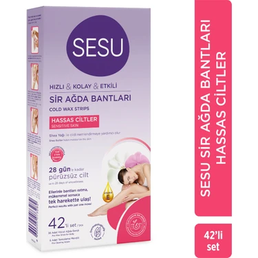 Sesu Sir Ağda Bandı Hassas Cilt 42