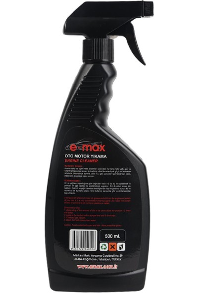 Emax 500ML Motor Yıkama Şampuan