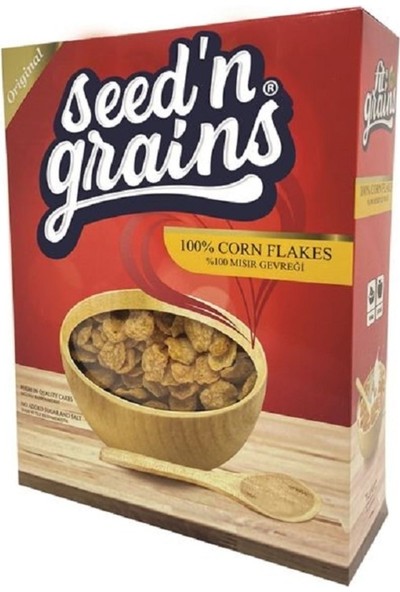 Fit Grains Şekersiz Corn Flakes Mısır Gevreği 300 gr