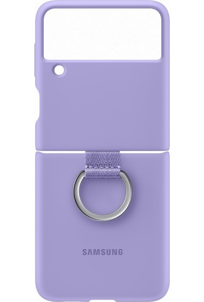 Samsung Galaxy Z Flip3 5g Silicone Cover With Ring Lavanta