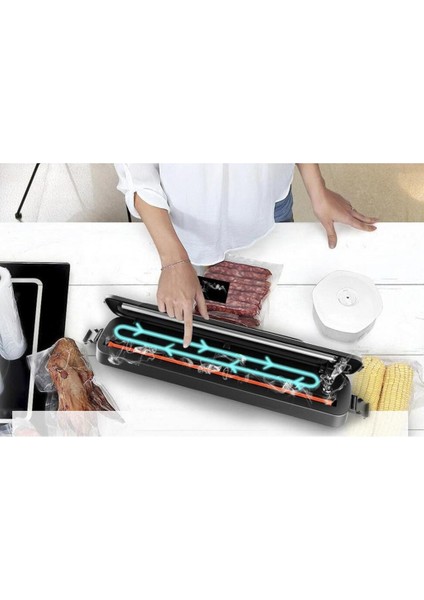 Vakum Sızdırmazlığı - Gıda Koruma İçin 2'den 2 Otomatik Vakum Sızdırması 15 (Yurt Dışından) fırsatları