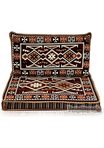 Anatolia Anadolu Şark Köşesi Tekli Sedir Takımı Kahve