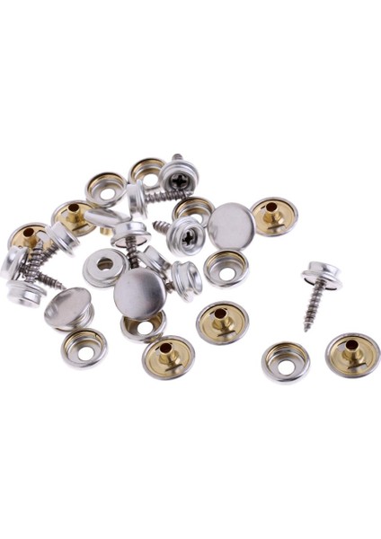 Tekne Kapağı/gölgelik Tespitleri - 10 Set Snap Fircener Paslanmaz Tuval Snaps Kit (Yurt Dışından)