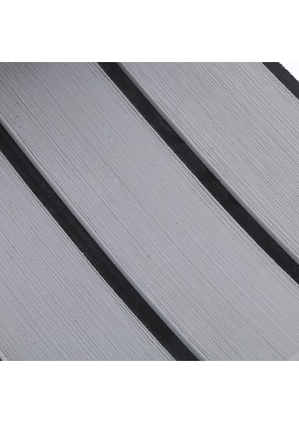 Deluxe 94''x7 '' Deniz Döşeme Faux Teak Eva Köpük Tekne Decking Sac # 4 Açık Gri Siyah Şerit (Yurt Dışından) fırsatları